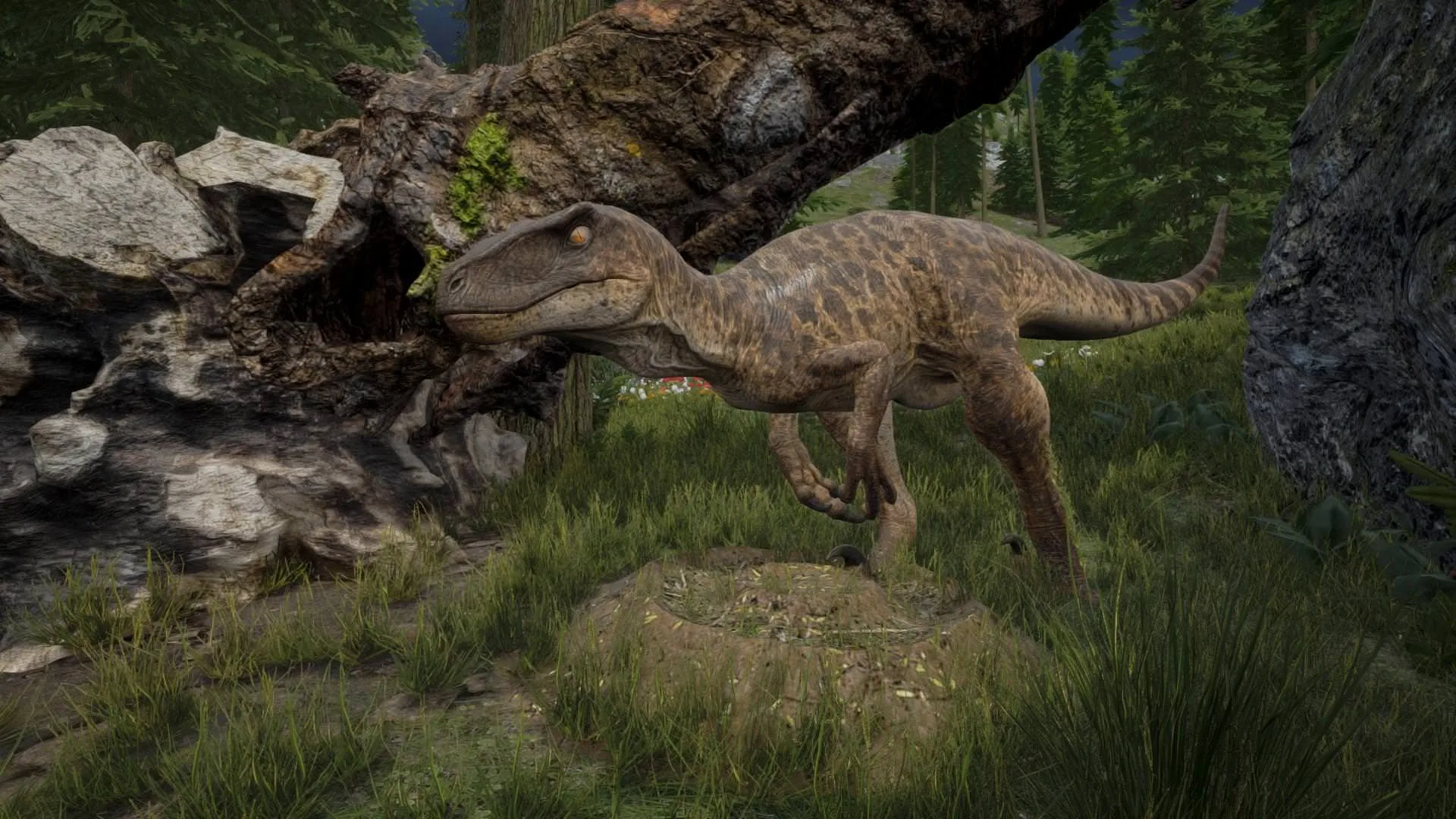 Dinosaur herd crossing open plains in The Isle — package cover and pricing visual